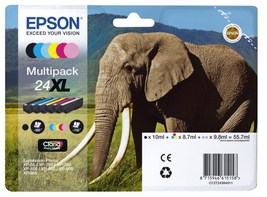 133226 Epson C13T24384011 Blekk EPSON T2438 C13T24384011 XL (6) Multipack